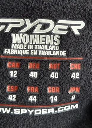 Женская легкая спортивная  термокофта флиска spyder8 фото