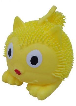 Іграшка-антистрес "котик" (жовтий)1 фото