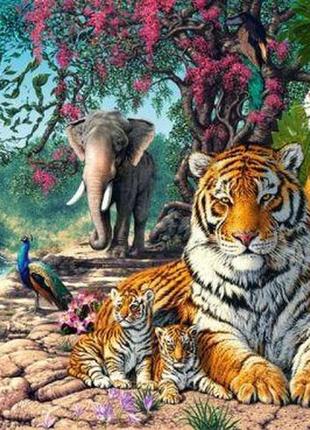 Пазли "заповідник тигрів", 3000 елементів