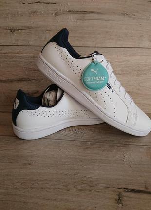 Кроссовки  пума puma smash perf 43-44 р 28 cm кожа4 фото