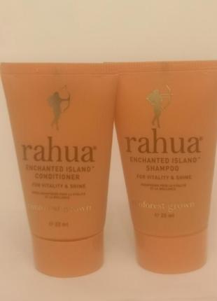 Набор питательный шампунь и кондиционер rahua enchanted island shampoo & conditioner, 2*22 мл