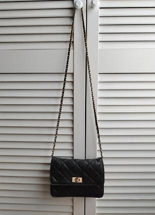 Чорна сумка клатч saks fifth avenue, оригінал