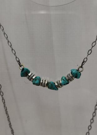 Цепочка с бирюзой