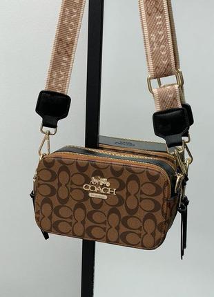 Женская сумка 👜 coach snapshot brown