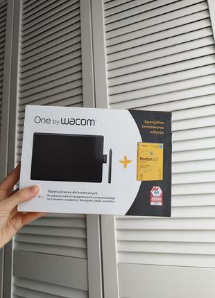 Графический планшет wacom one by small black (ctl-472-n)