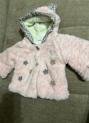 Мила курточка для дівчинки 9-12 місяців patpat3 фото