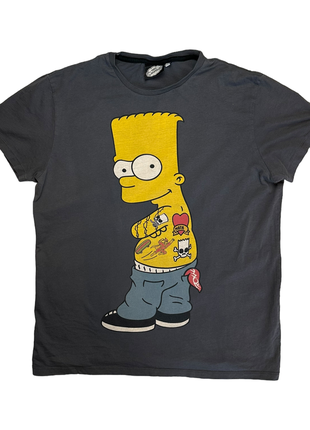 Футболка simpsons ed hardy рок реп мерч y2k