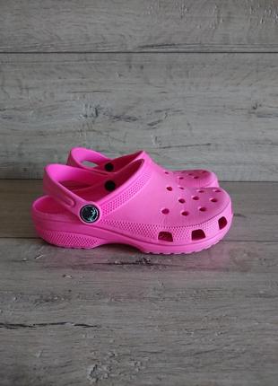 Шлепанцы шлепки клоги б/у  крокс crocs c12-13 30р 19 cм