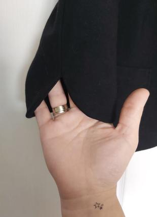 Красивый черный пиджак рукав 3/42 фото