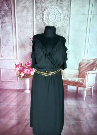 Сукня сарафан міді батал