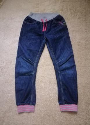 Джинсы джоггеры на девочку 10-11 лет, Рост 146 см.