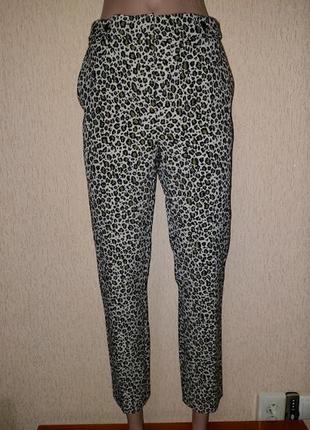 Леопардовые женские брюки, штаны topshop