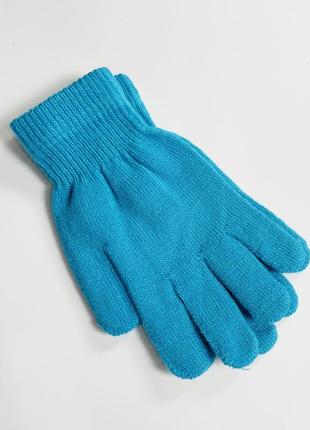 Новые голубые перчатки select