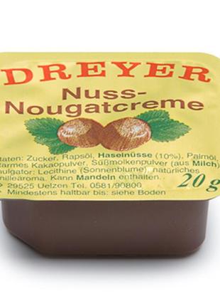 Dreyer nuss nougat creme 20 g/ореховый шоколадный крем (немежность)2 фото
