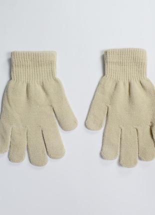 Новые бежевые перчатки select3 фото