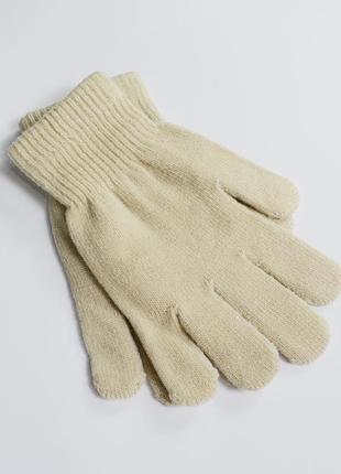Новые бежевые перчатки select2 фото
