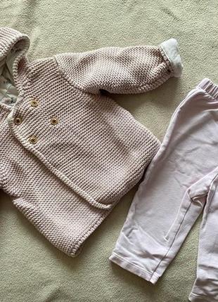 Пакет одежды на девочку 6-9 месяцев