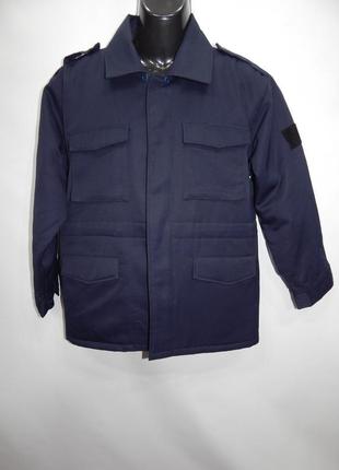 Мужская демисезонная куртка на синтепоне t-1944 р.48-50 224kmd3 фото