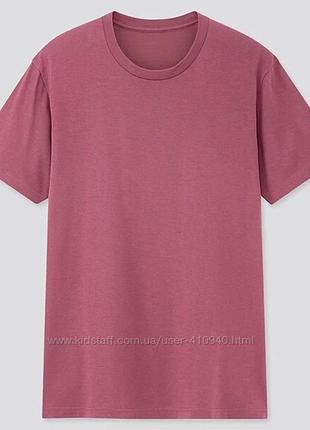 Футболка uniqlo з м'якого трикотажу dry crew neck short sleeve t-shirt3 фото