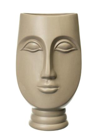 Керамическая ваза "маска" 29,5 см4 фото