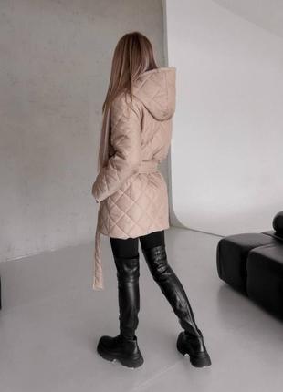 Женская куртка стеганая3 фото