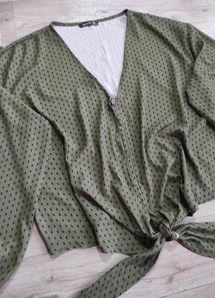 Шикарная стильная легкая блуза батал летняя4 фото