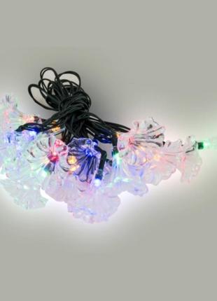 Садова гірлянда sirius sl2885m-mg20 на сонячній батареї квітка3 фото