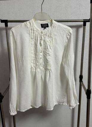 Нарядная белая блузка1 фото