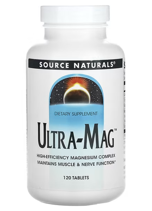 Ultra-mag, комплекс с магнием, 120 таблеток