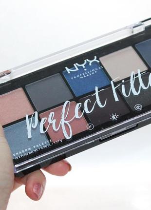 Палітра тіней nyx professional makeup perfect filter shadow palette 05.1 фото