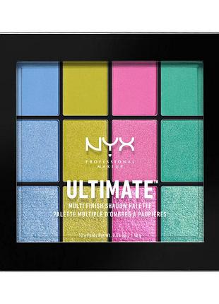 Nyx professional makeup ultimate multi-finish shadow palette палетка тіней 05