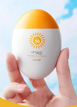 Сонцезахисний крем для обличчя та тіла liftheng spf50, 40 г