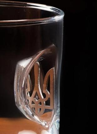 Каміння для віскі + склянка з гербом україни3 фото