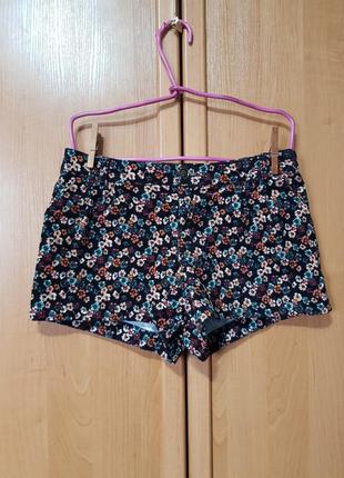 Мікро-вельветові стрейчеві шорти, чорні короткі шорти в кольорах