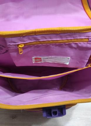 Ортопедический школьный рюкзак lego, портфель 2 в 1 для девочки8 фото