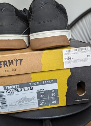 Кеды termit мужские 43 черные кроссовки