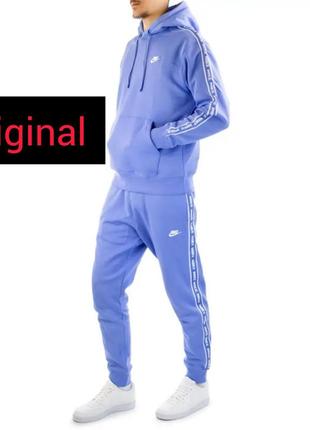 Оригинальный костюм мужской nike club fleece graphics hooded track suit jogging anzug