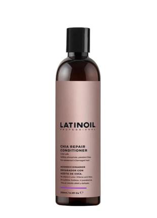 Кондиціонер відновлючий latinoil chia repair conditioner з олією чіа