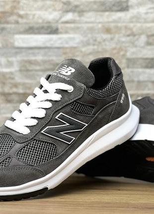 Кроссовки мужские сетка new balance grey6 фото