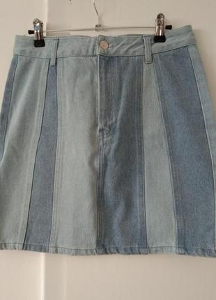 Женская джинсовая mini юбка house brand collection5 фото