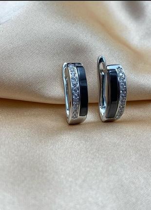 🖤 керамические серьги 395грн.