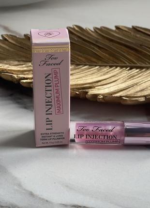 Плампер блиск для губ  faced lip injection maximum plump extra strength hydrating lip plumper2 фото