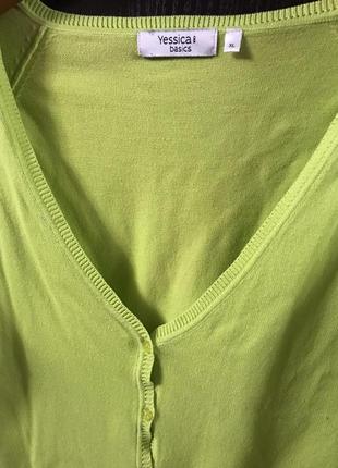 Primark кардіган лаймового кольору і  топ без бретелів 5