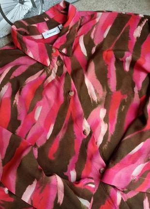 Яркое платье на пуговицах натуральный состав вискоза fransa размер 2xl 3xl8 фото