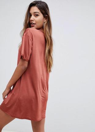 Трендовое плятье-футболка от asos