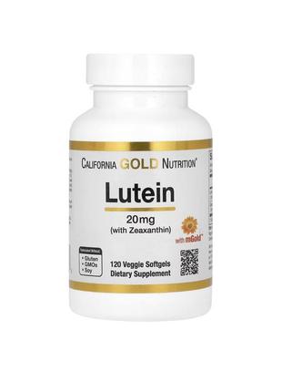 Лютеїн з зеаксантином , лютеін, lutein, зеаксантин, california gold nutrition1 фото