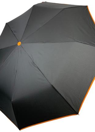Класична парасоля-автомат на 8 спиць від susino, з помаранчевою стрічкою, 016031ac-65 фото