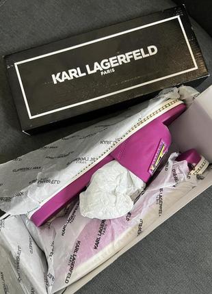 Носненькие тапочки karl lagerfeld1 фото