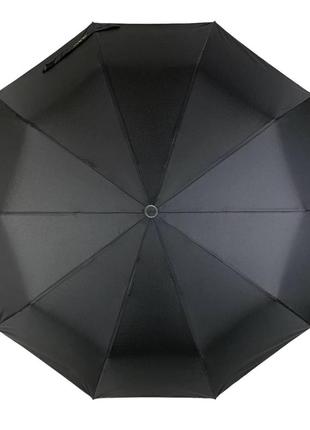 Мужской черный зонт полуавтомат от toprain, 0251-1 топ3 фото