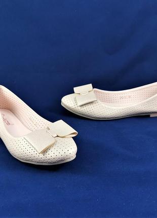 . балетки жіночі бежеві мокасини туфлі (розміри: 36,38,40) - 83-56 фото
